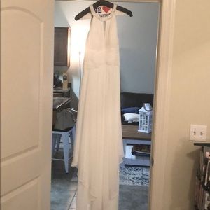 Long white formal dress